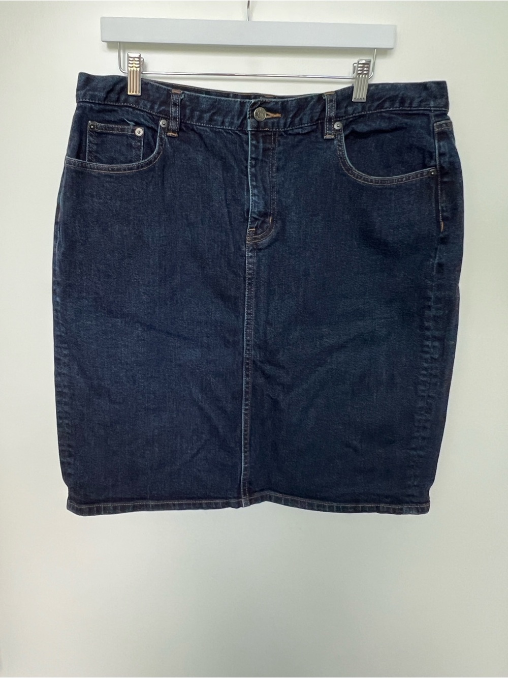 LRL Lauren Dark Indigo women’s Denim Skirt